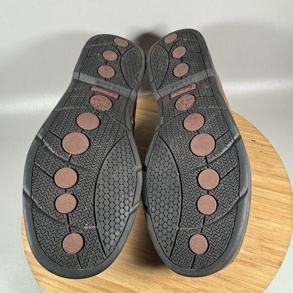 S Timberland Men's Sz 8.5‎ M BROWN Loafers Boat Slip On Shoes - Picture 6 of 8